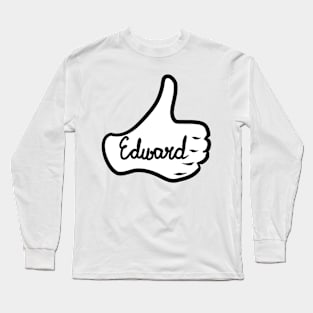 Men name Edward Long Sleeve T-Shirt